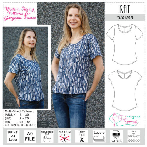 Allie Wrap Skirt Sewing Pattern (PDF) - Designer Stitch
