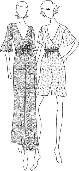 Shakti Jersey Pants Sewing Pattern (PDF)