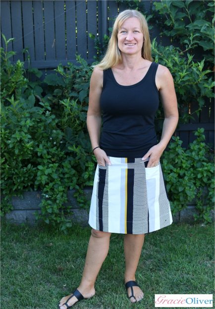 Megan Skirt Sewing Pattern (PDF) - Designer Stitch