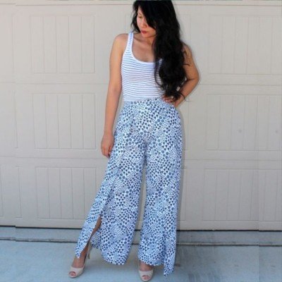 Ravanna Wrap Pants Sewing Pattern (PDF) - Designer Stitch