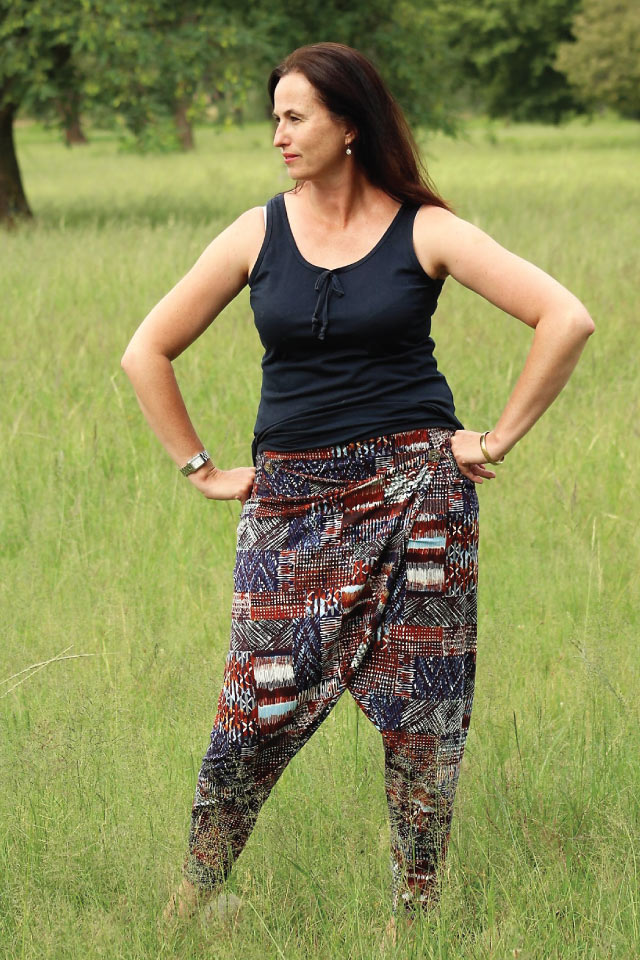 Indu Wrap Pants Sewing Pattern (PDF)