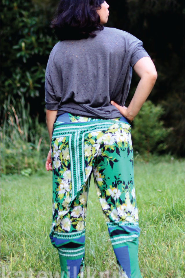 Indu Wrap Pants Sewing Pattern (PDF) - Designer Stitch