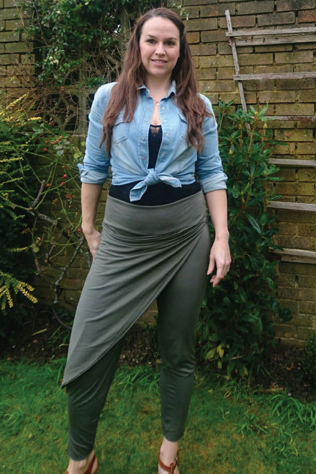 Indu Wrap Pants Sewing Pattern (PDF) - Designer Stitch