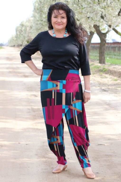 Indu Wrap Pants Sewing Pattern (PDF) - Designer Stitch