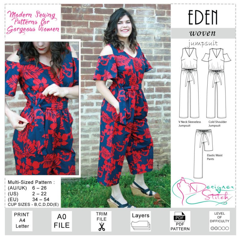 Megan Skirt Sewing Pattern (PDF) - Designer Stitch