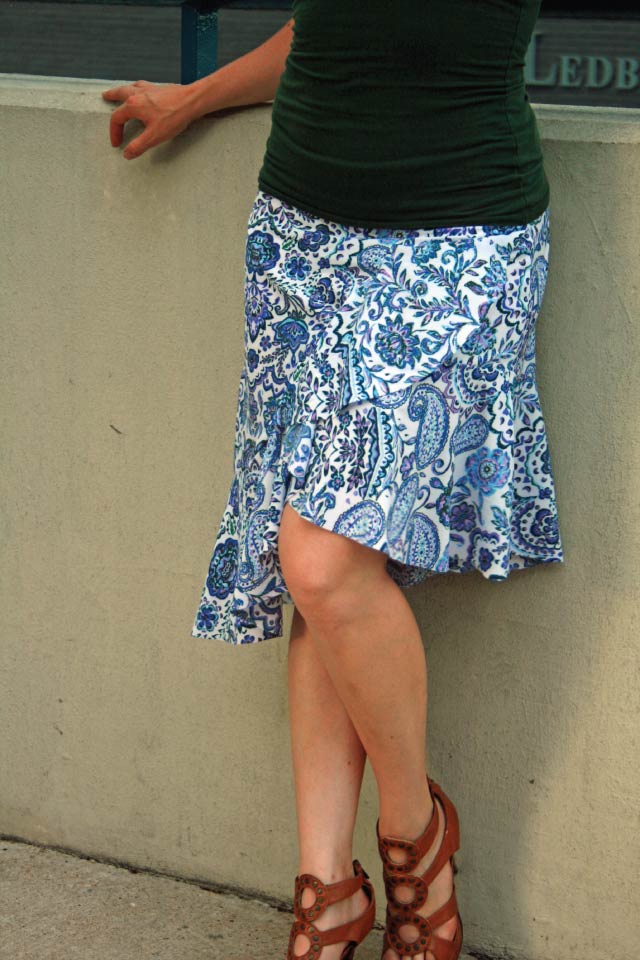 Carmen Flounce Skirt Sewing Pattern (PDF) - Designer Stitch