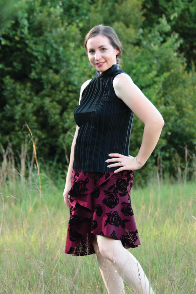 Carmen Flounce Skirt Sewing Pattern (PDF) - Designer Stitch