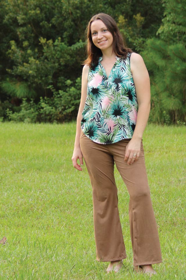 Flared Bell Bottom Pants Sewing Pattern, 8 sizes XS - 4XL, Instant Dow –  Shakti Patterns