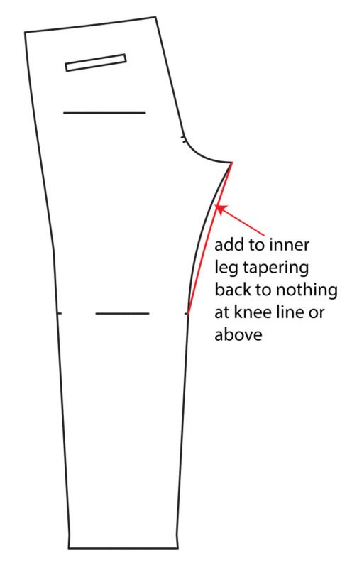 How to Lengthen Your Back Rise - Designer Stitch