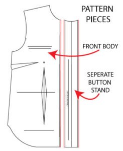 How to Create a Separate Button Stand on the Sedona Shirt Dress ...