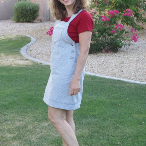 Callie Pinafore Dress Sewing Pattern (PDF) - Designer Stitch