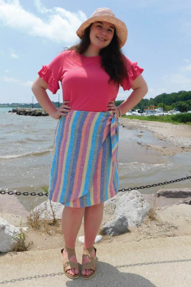 Allie Faux Wrap Skirt Pattern Tester Roundup Part 1 - Designer Stitch