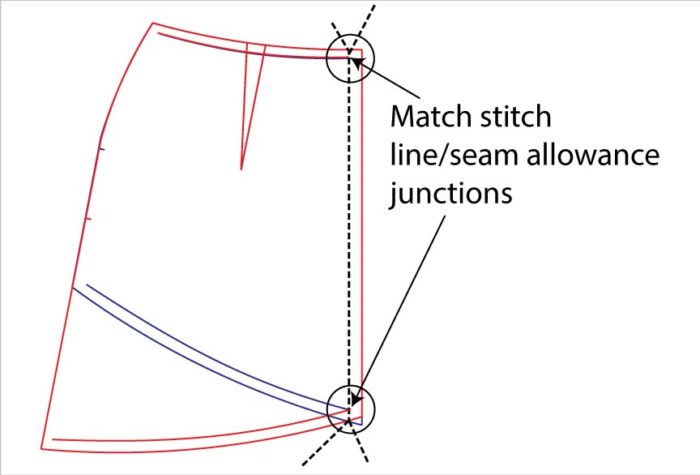 Matching your Seam Lines or Seam Junctions - Designer Stitch