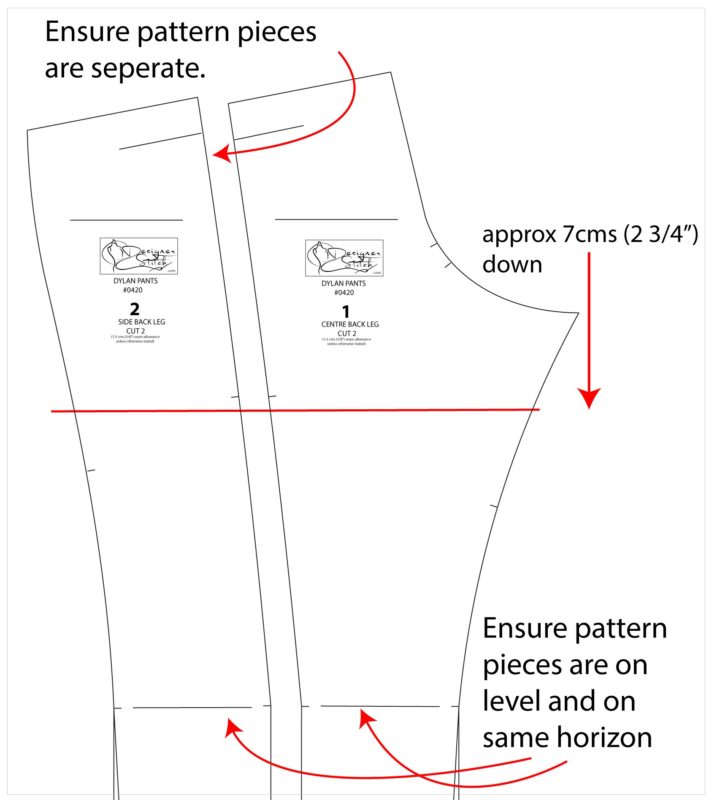 How to Eliminate High Thigh Leg Folds in Back Pant Leg - Designer Stitch