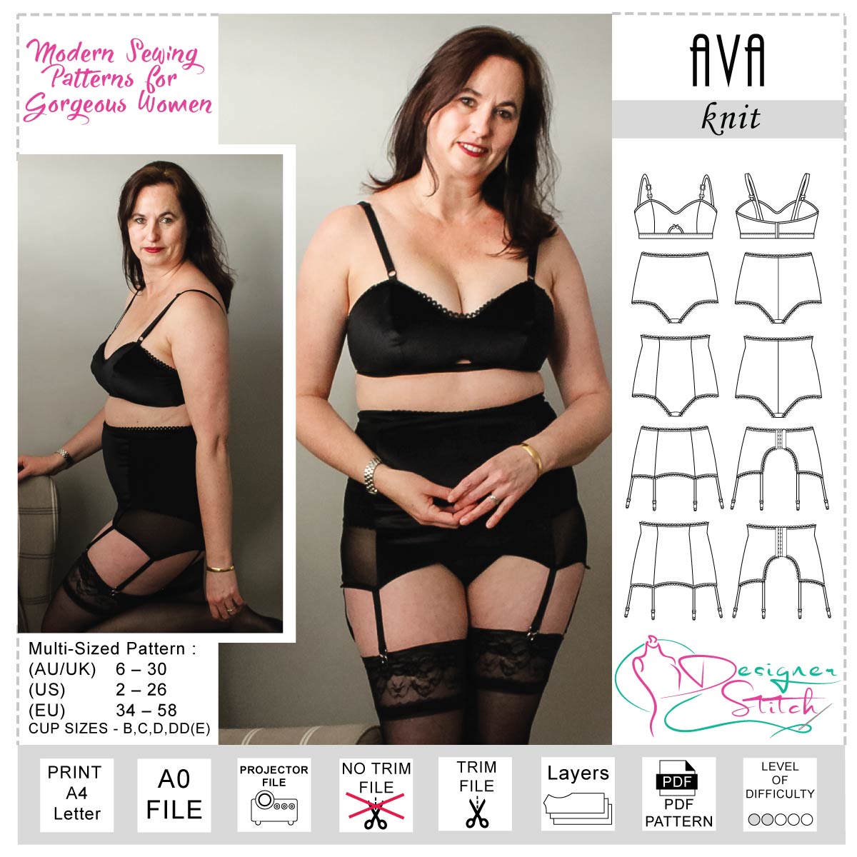 100+ Free Lingerie Sewing Patterns ⋆ Hello Sewing