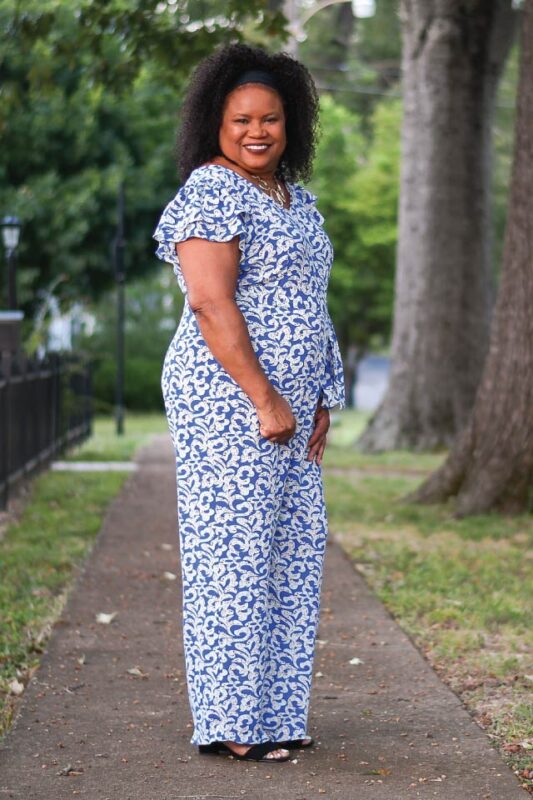 Monique Jumpsuit Dress Sewing Pattern (PDF) - Designer Stitch