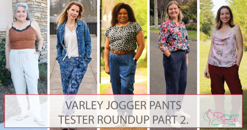 Varley Jogger Pants Pattern Tester Roundup Part 2 - Designer Stitch