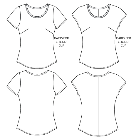 Kat Top Sewing Pattern (PDF) - Designer Stitch