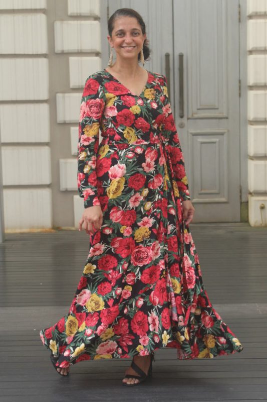 Yasmine Dress Sewing Pattern (PDF) Designer Stitch