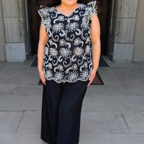 Alternative view of Freya Top Sewing Pattern (PDF)